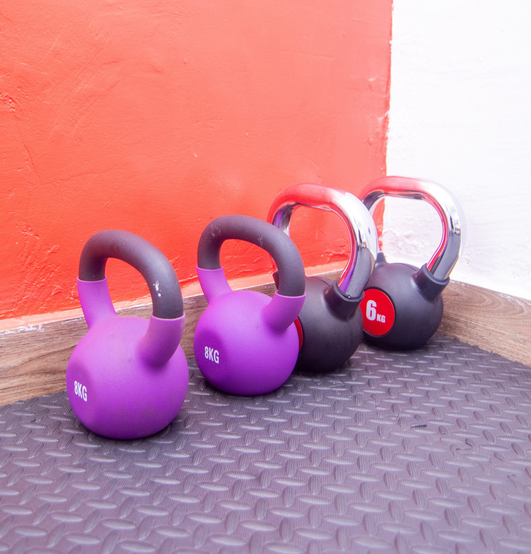 Kettlebells in the Emperor Suites gym
